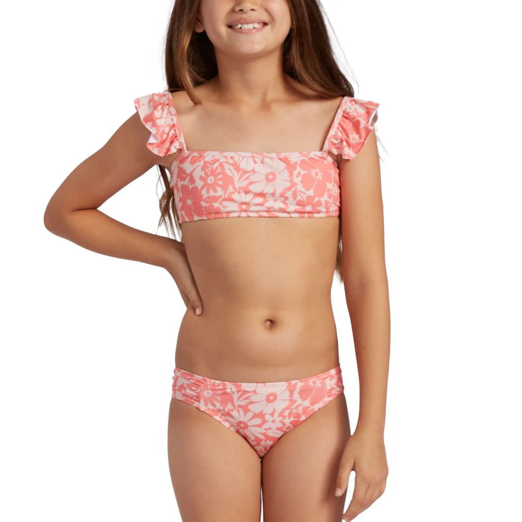 Billabong Girls Way To Love Ruffle Bikini Set