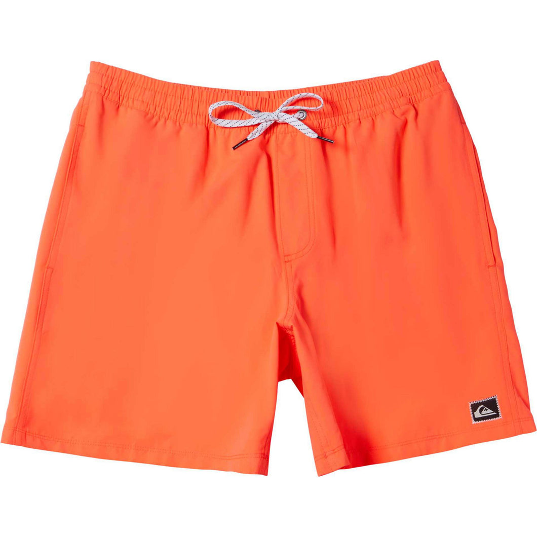 Quiksilver Mens Everyday Solid Volley 15 Inch Elastic Waist Shorts