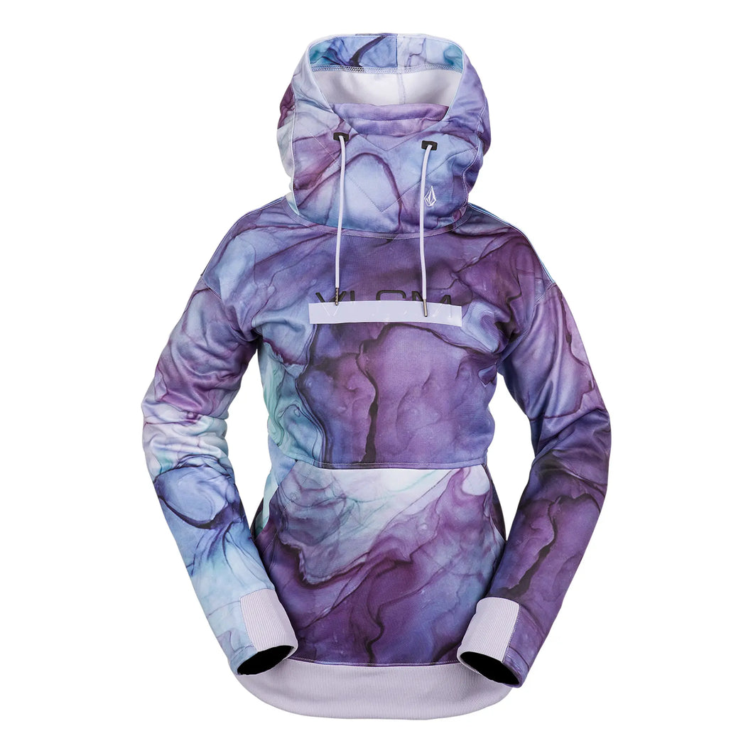 Volcom Womens Riding Hydro Hooded Fleece Pullover