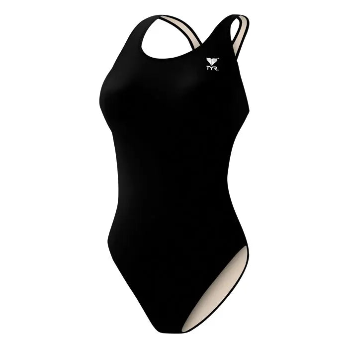 TYR Womens TYReco Solid Maxfit Swimsuit