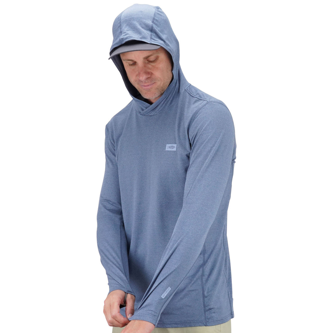 AFTCO Mens Air-O Mesh Performance Hooded Shirt