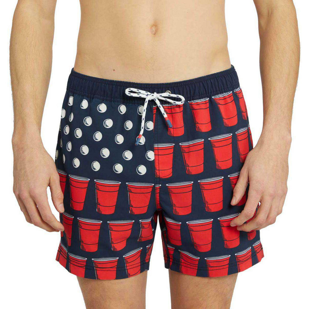 Party Pants Men's Weekend Send 5 Swim Trunks