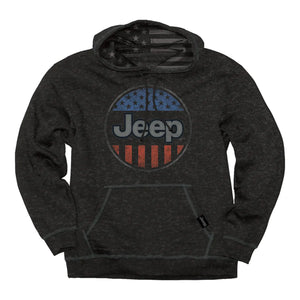 Jeep Mens USA Oval Hoodie