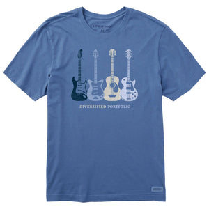 Life Is Good Men's Diversified Portfolio Axes T Shirt