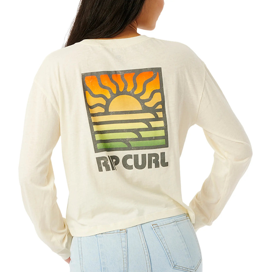 Rip Curl Womens Trippin Long Sleeve T Shirt