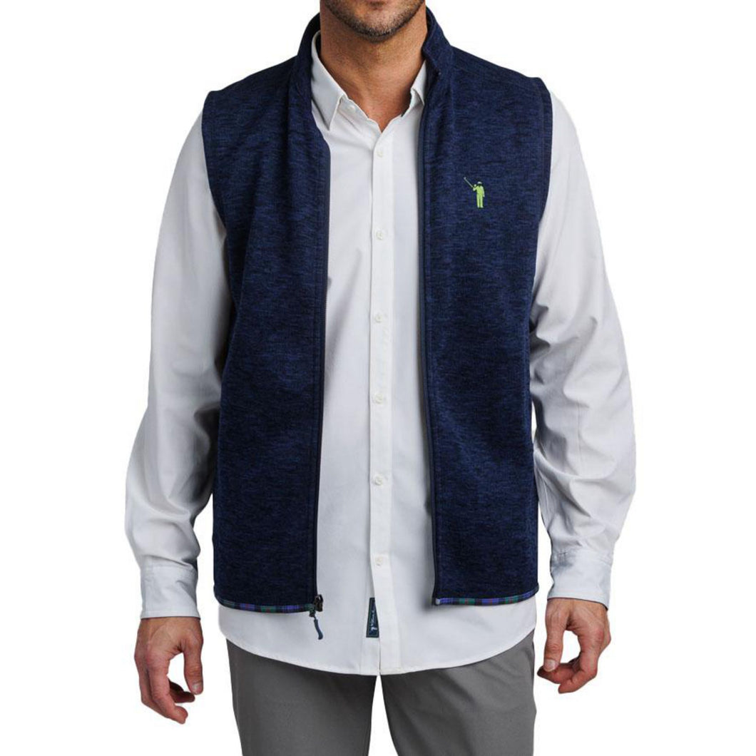 William Murray Golf Mens Flop Shot Full Zip Vest