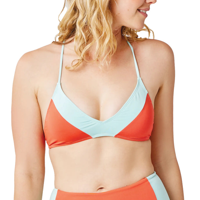 Carve Designs Womens Tamarindo Colorblock Bikini Top