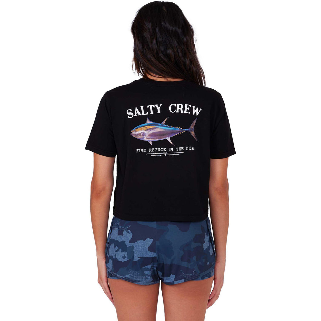 Salty Crew Womens Big Blue Cropped Short Sleeve T Shirt