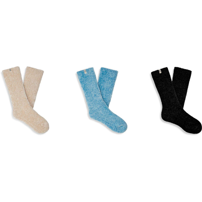 UGG Womens Leda Sparkle 3-Pack Socks