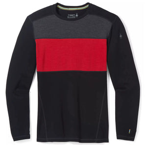 Smartwool Mens Merino 250 Base Layer Colorblock Crew Shirt