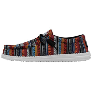 Hey Dude Mens Wally Serape Casual Shoes