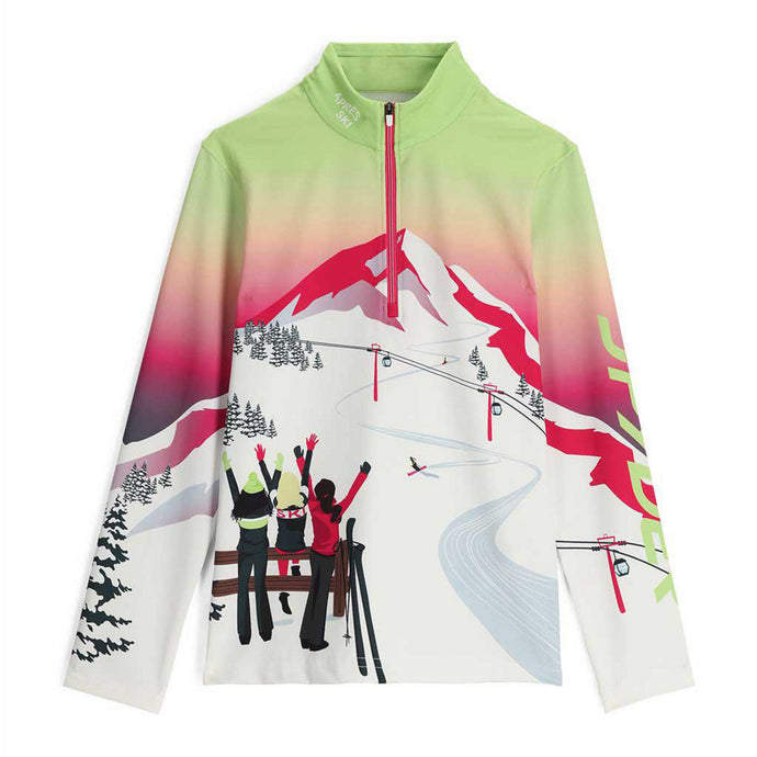 Spyder Girls Sunset Zip T-Neck Pullover