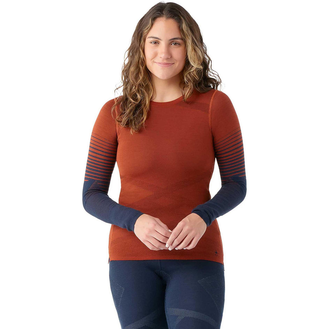 Smartwool Womens Intraknit Thermal Merino Baselayer Pattern Crew Baselayer Bottom