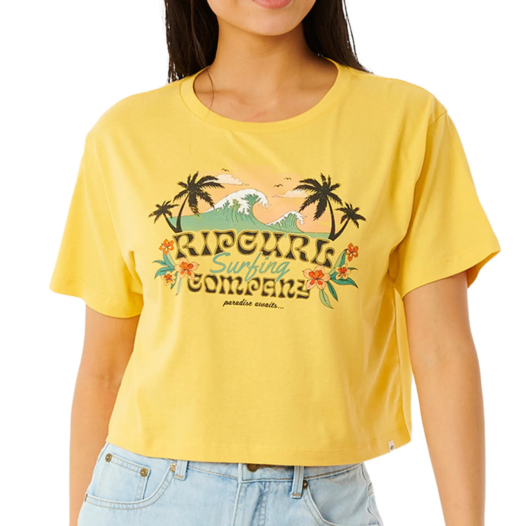 Rip Curl Womens Brazillian Soul Crop T Shirt