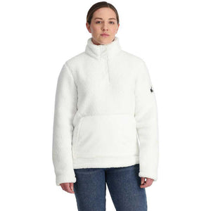 Spyder Womens Slope Sherpa 1/4 Snap Fleece Pullover