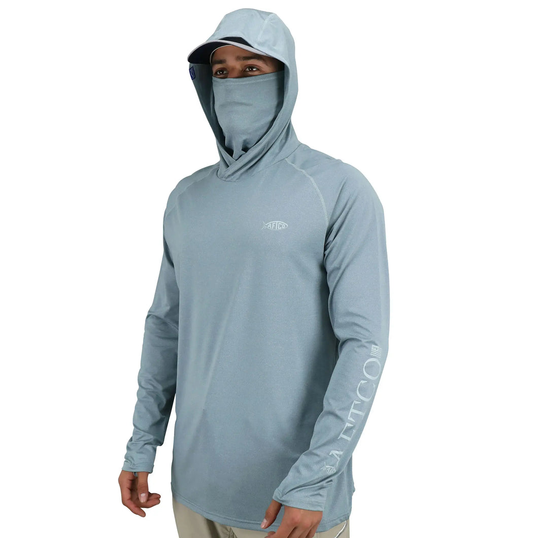 AFTCO Mens Yurei Air-O Mesh Hooded Shirt