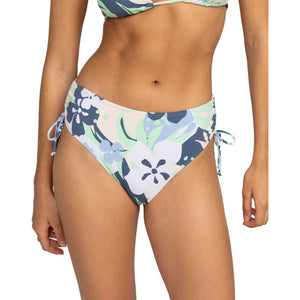 ROXY Womens Printed Beach Classics Mod Lace Up Bikini Bottoms