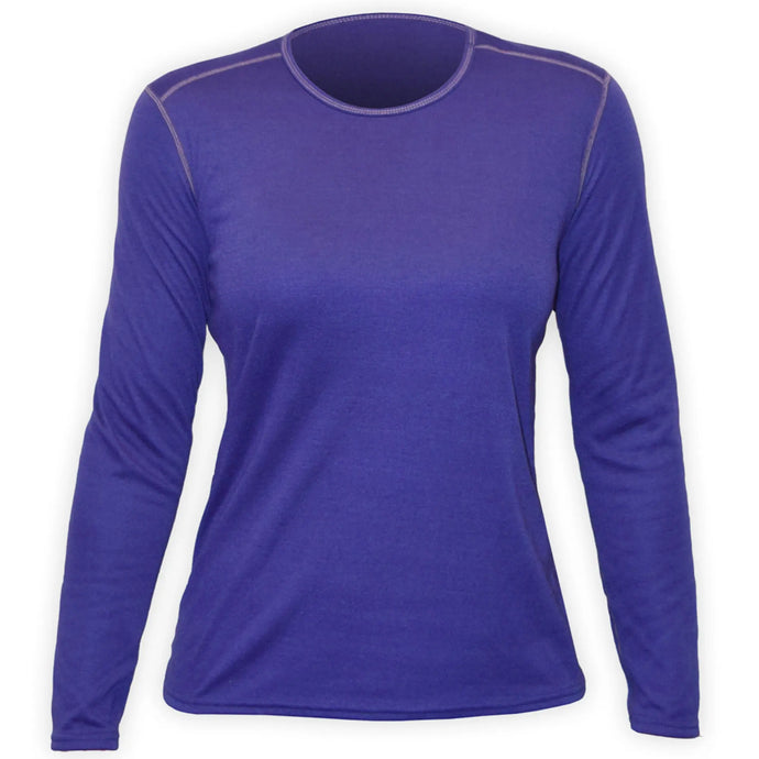 Hot Chillys Womens Pepper Bi-Ply Long Sleeve Crewneck Base Layer