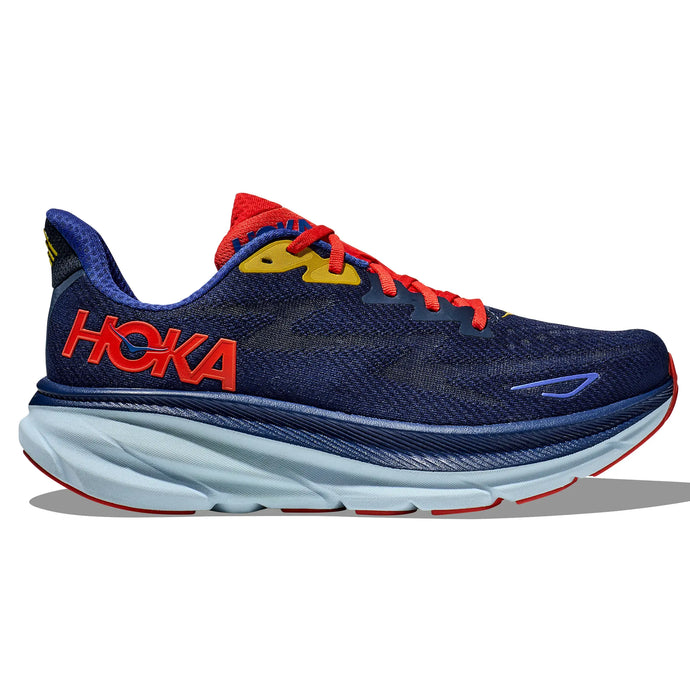 HOKA ONE ONE Mens Clifton 9 Wide Running Shoes