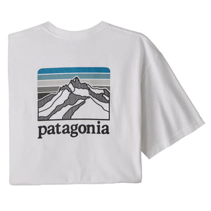 Patagonia Mens Line Logo Ridge Pocket Responsibili-Tee T Shirt