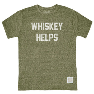 Original Retro Brand Mens Whiskey Helps T Shirt