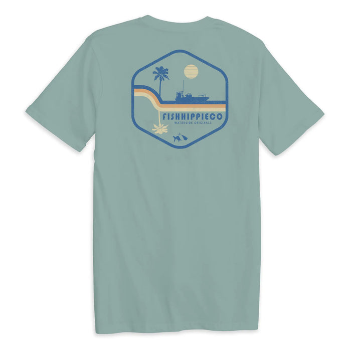 Fish Hippie Mens Steady Short Sleeve T Shirt