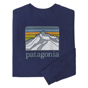 Patagonia Mens Long-Sleeved Line Logo Ridge Responsibili-Tee Shirt