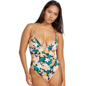 Volcom Womens Had Me At Aloha One Piece Swimsuit