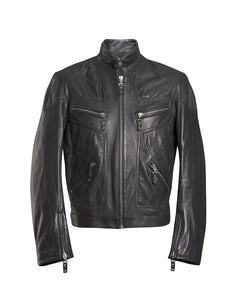 Men's Moto Leather Jacket